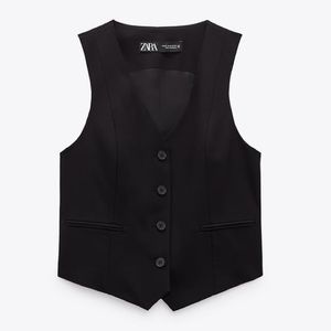 Black vest Zara